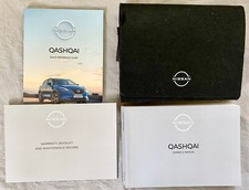 NISSAN QASHQAI MK3 J12 HANDBOOK OWNERS MANUAL +BLANK SERVICE BOOK 2021-2024 CARS
