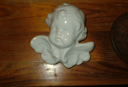 Vtg pretty white ceramic - vtg,