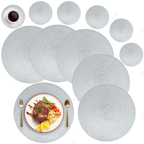Set round placemats - +, 6