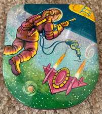 A used vintage 1950's retro Edward Sharp & Sons Ltd Space Sci-Fi scene sweet tin