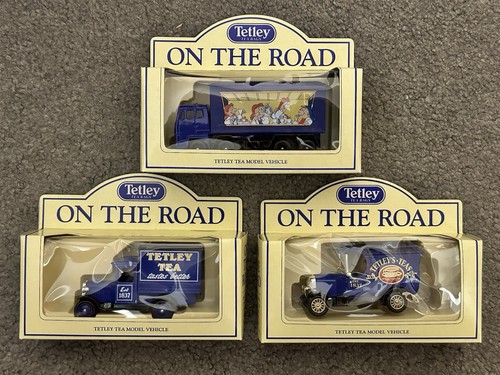 Lledo set tetley tea - 3,