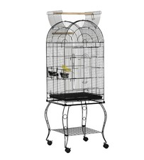 Yaheetah Large Metal Bird maccaw parot cockatiel Avery With Extras