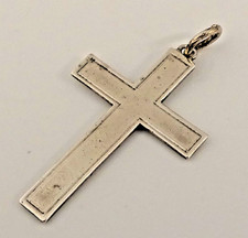 A Scarce 1960s Charles Horner Solid Sterling Silver Cross Pendant