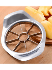 1PC Apple Slicer & Corer – Stainless Steel Fruit  Divider for Kitchen Use..,