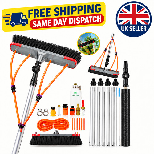 Water fed window cleaning - 7m,