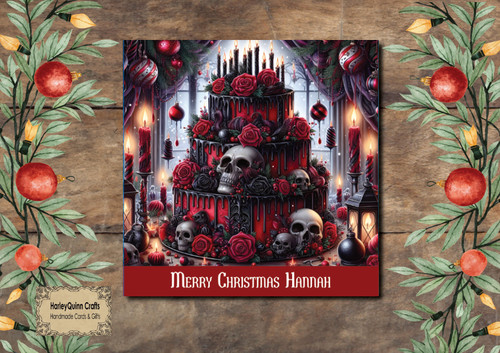 Xmas 004 gothic christmas card - xmas,