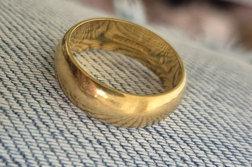 Carat yellow gold plain - carat,