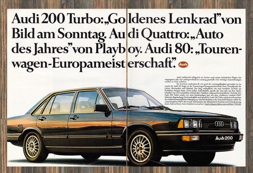 Audi 200 turbo advertising - 200,