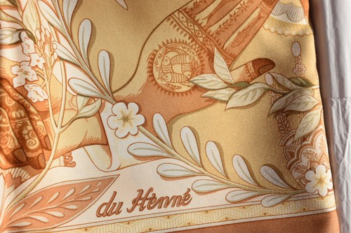 Hermes silk scarf les chants - hermes,