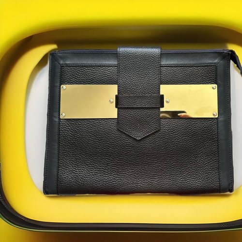 Sophie hulme leather clutch - sophie,