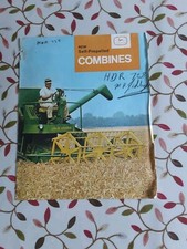 Vintage John Deere 430, 530, 630 Combine Harvester Brochure. New Self Propelled.