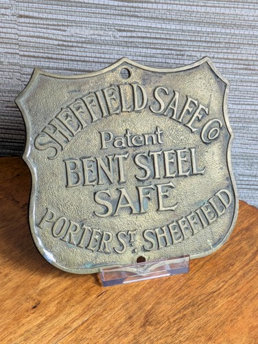 Antique shield shaped safe - shaped,