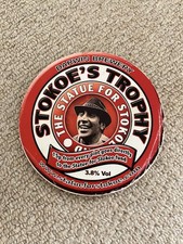 Sunderland AFC - Bob Stokoe - Darwin Brewery - Beer Pump Sign - Memorabilia