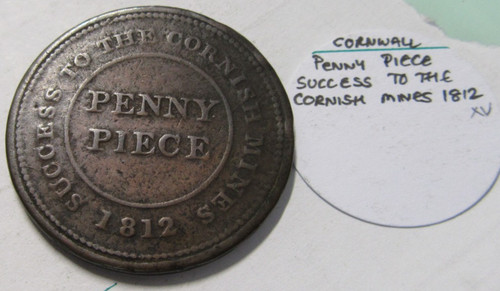 Cornwall one penny 1812 - cornwall,