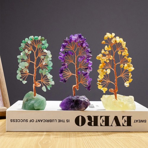 Natural gemstone crystal tree - natural,