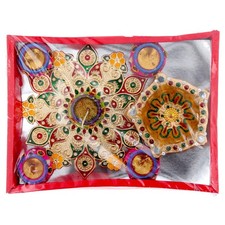 Diwali diya rangoli - rangoli, stencil