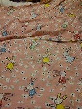 ASDA George Bunny Floral Single Duvet Cover + 1 Pillowcase