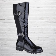 LADIES WOMENS LOW BLOCK HEEL