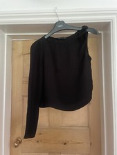 Zara Women: Women’s Black One Shoulder Top: Size: EUR XS