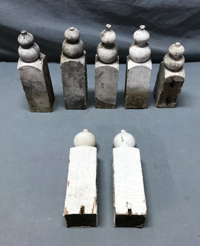 Antique lot shabby turned - 7,
