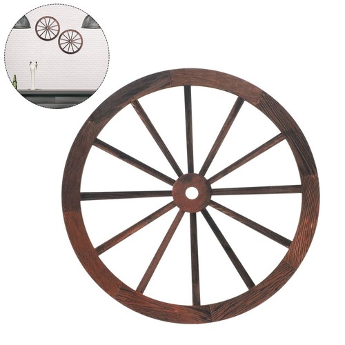 4pcs retro hanging wooden - 4pcs,