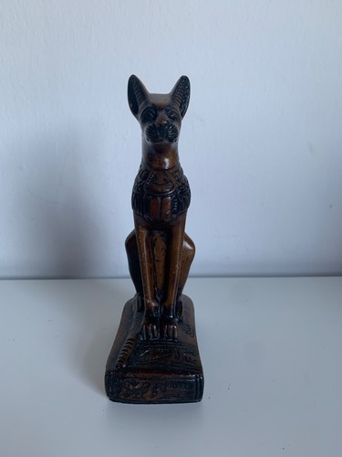 Egyptian bastet cat bronze - egyptian,