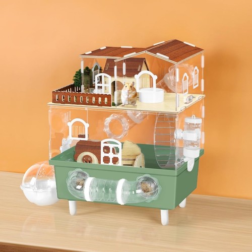 Acrylic hamster cage - acrylic, chew