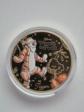 Disney Winnie The Pooh - Tigger .999 Gold Plated Commemorative Coin 2025 Solomon