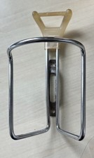 CHROMED STEEL Classic Bottle Cage Off White Top Vintage Rare