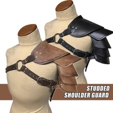 Medieval Single Shoulder Armor Gladiator Battle Knight Pauldrons Costume New