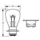 10 X 7027 BULB 12V 35/35W