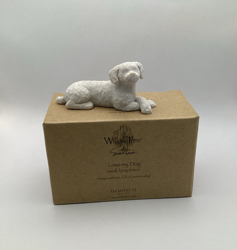 Willow tree love - tree, dog