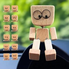 Shaking Wooden Man Figure