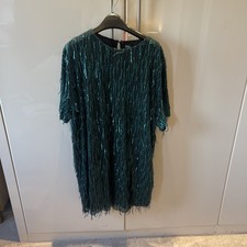 Zara Bright Green Sequin