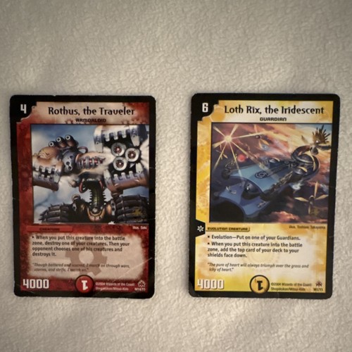 Duel masters tcg cards - masters, 2