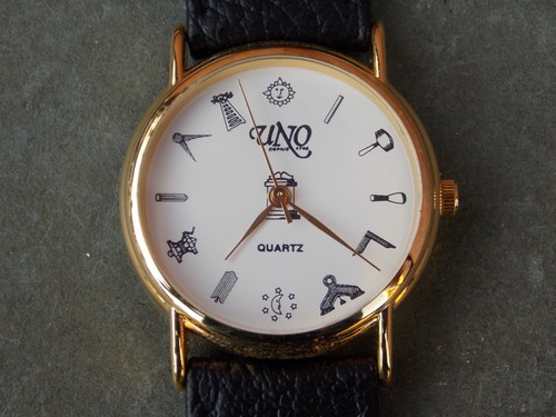 Gent watch with masonic - with,