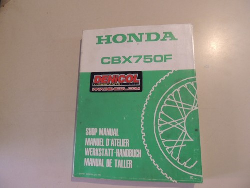 Honda cbx 750 workshop - 750,