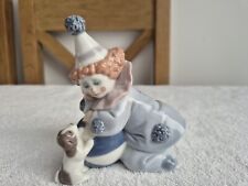 LLADRO Clown with Puppy and