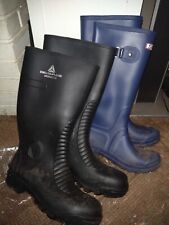 wellington boots Pair 8 And 5 Used Once Steel Toe