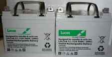 2 x Lucas LSLC 34Ah-12V (33ah