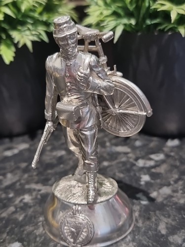 Vintage english pewter figure - pewter,