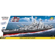 COBI-4836 WWII Iowa-Class Battleship- Executive Edition Model Ship 2685Pcs