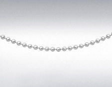 Platinum 1mm Ball Chain 16"