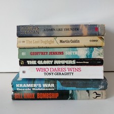 World War 2 Books Bundle Vintage Paperbacks x 7 RAF, Army, Navy WW2