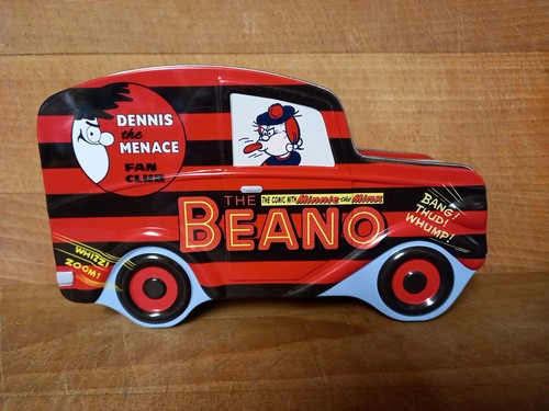 Beano comic van shaped - shaped, biscuit