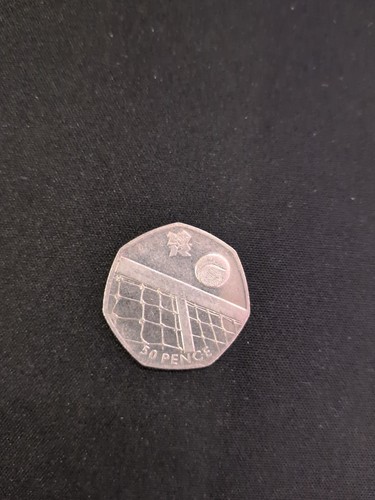 Olympic 50p tennis coin - 50p,