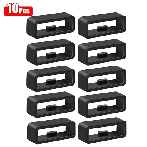 Silicone watch band loop rings - silicone,