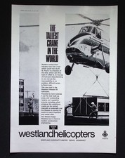 Original 1966 Advert Westland
