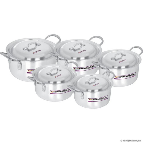 Aluminium 10pc casserole - 10pc,