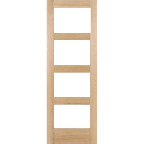 Pocket door system oak shaker - pocket,